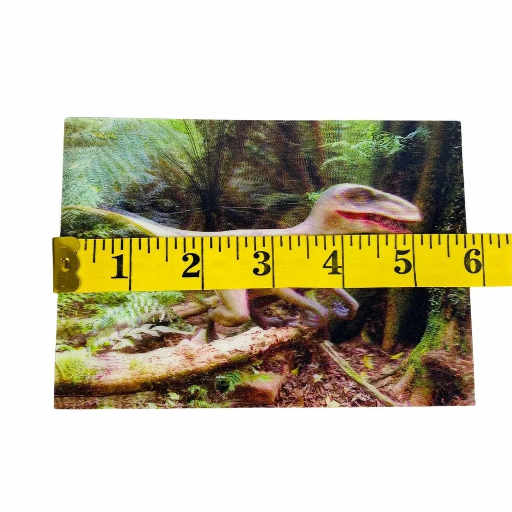 Velociraptor Raptor Dinosaur‎ Jurassic 3-D Postcard